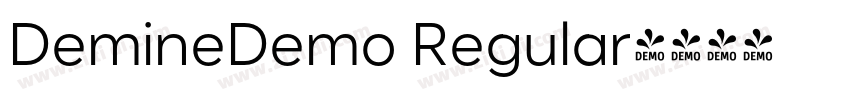 DemineDemo Regular字体转换